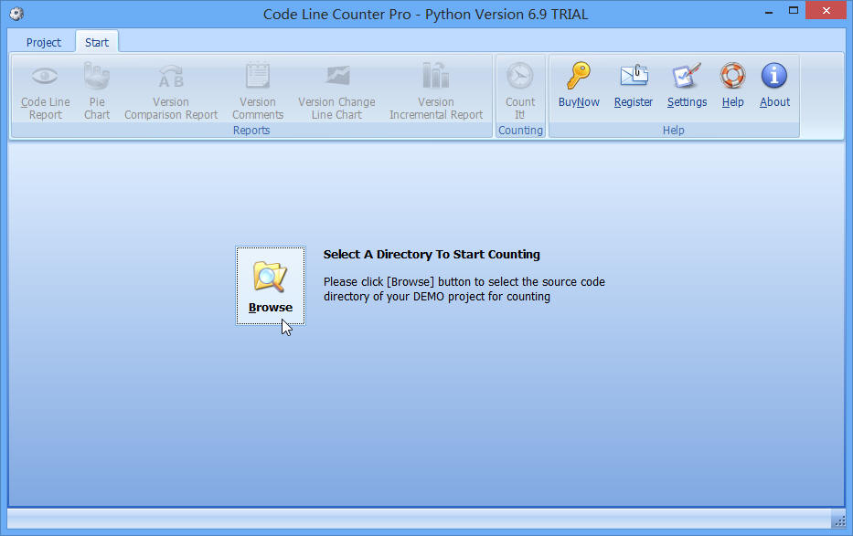 Click Browse to Select Python Project
