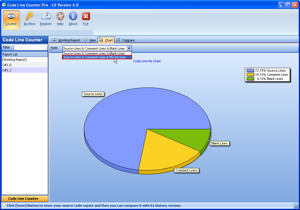 Other Field Chart ScreenShot
