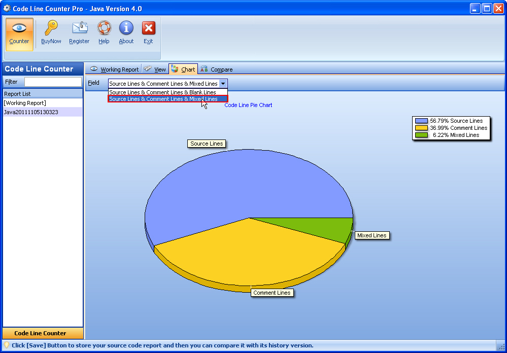 Other Field Chart ScreenShot