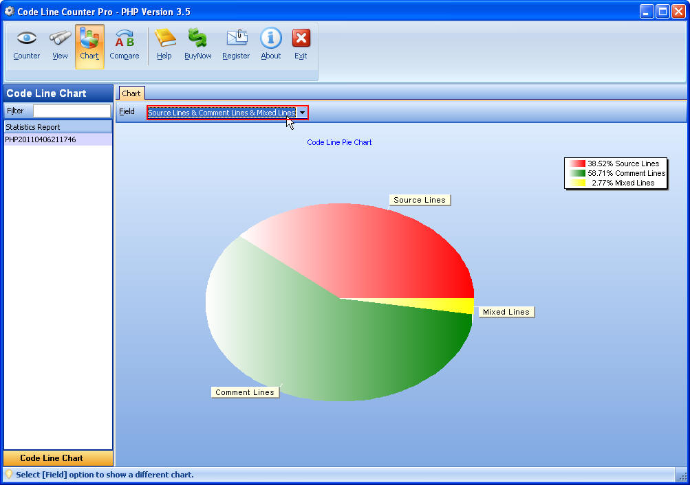 Other Field Chart ScreenShot