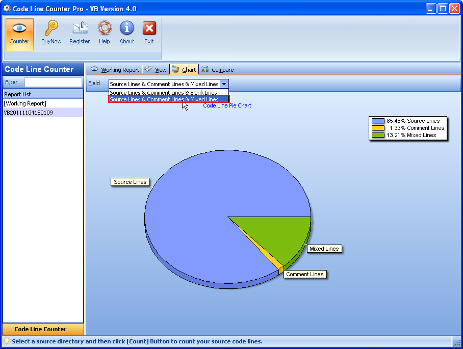 Other Field Chart ScreenShot